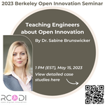 New Open Innovation (OI) Speech by Dr. Sabine Brunswicker at Berkeley OI Seminar
